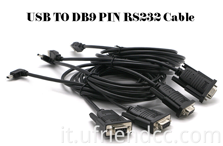 OEM USB 2.0 a seriale (9 pin) db 9 Rs 232 Cavo convertitore, estesi chipset prolifici vinci 11/10/8.1/8/7/Vista/XP Mac OS X 10.6